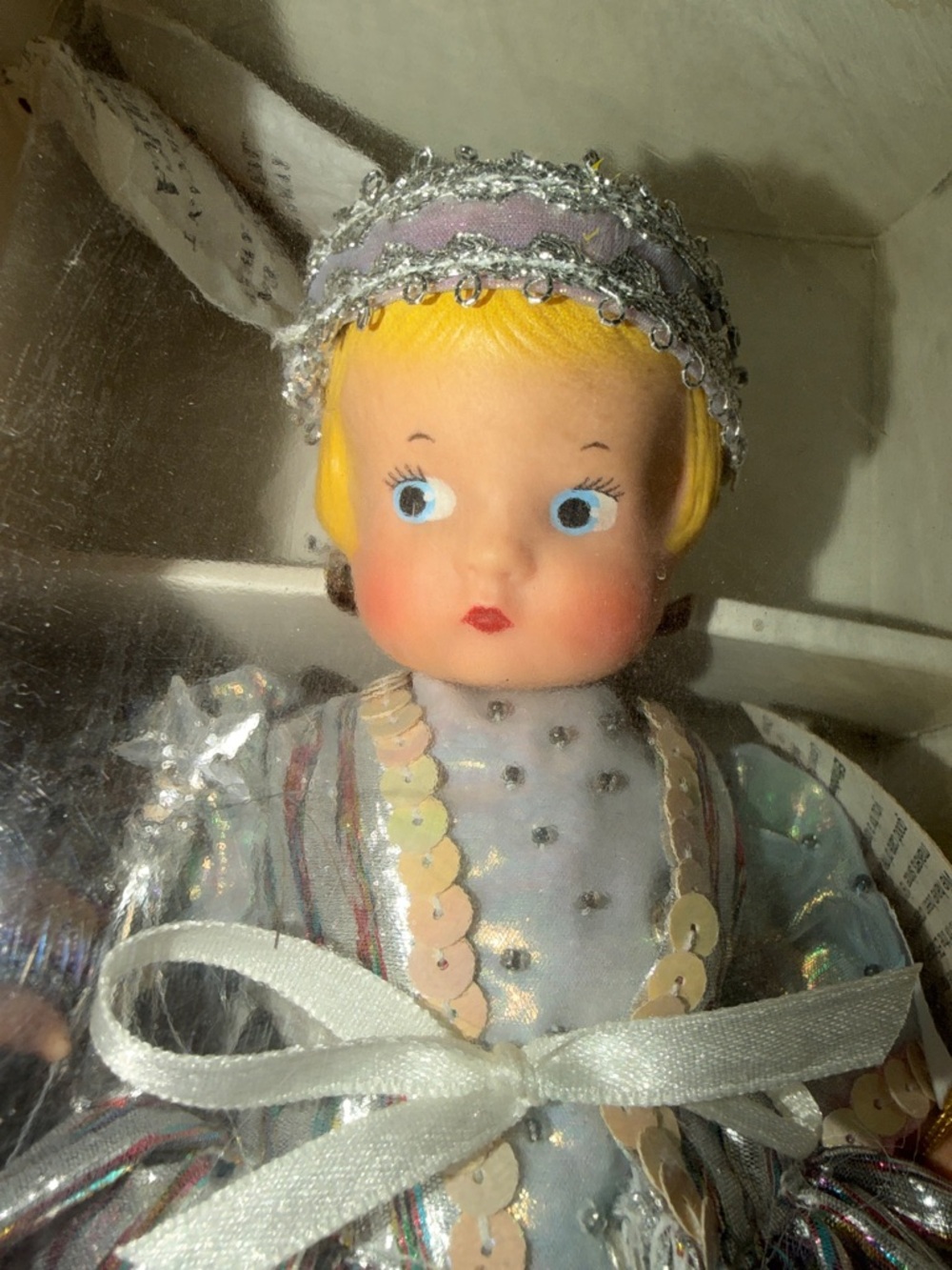 NIB vintage Effanbee Wizard of Oz Patsyette “Glinda the Good Witch Doll - Picture 5 of 6